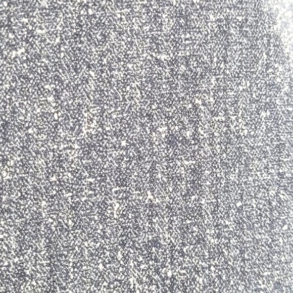 Le Grenier A-Line Knee Skirt Heathered Gray Herringbone Lined Stretch Womens 11 - Picture 6 of 12